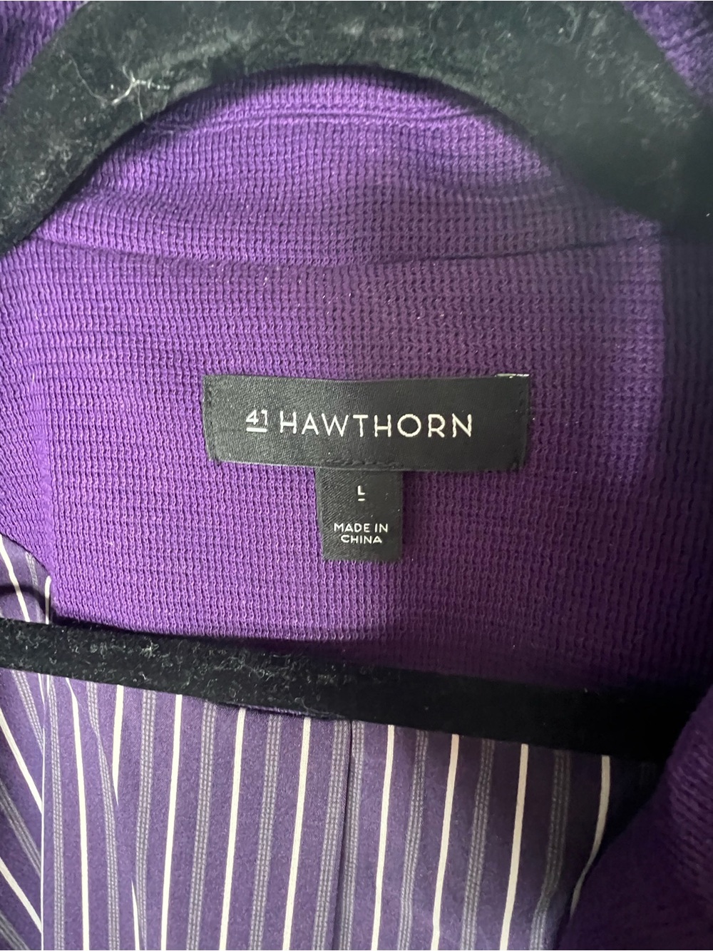 41 Hawthorn Purple Natalie Knit Tailored Blazer - Picture 7 of 12